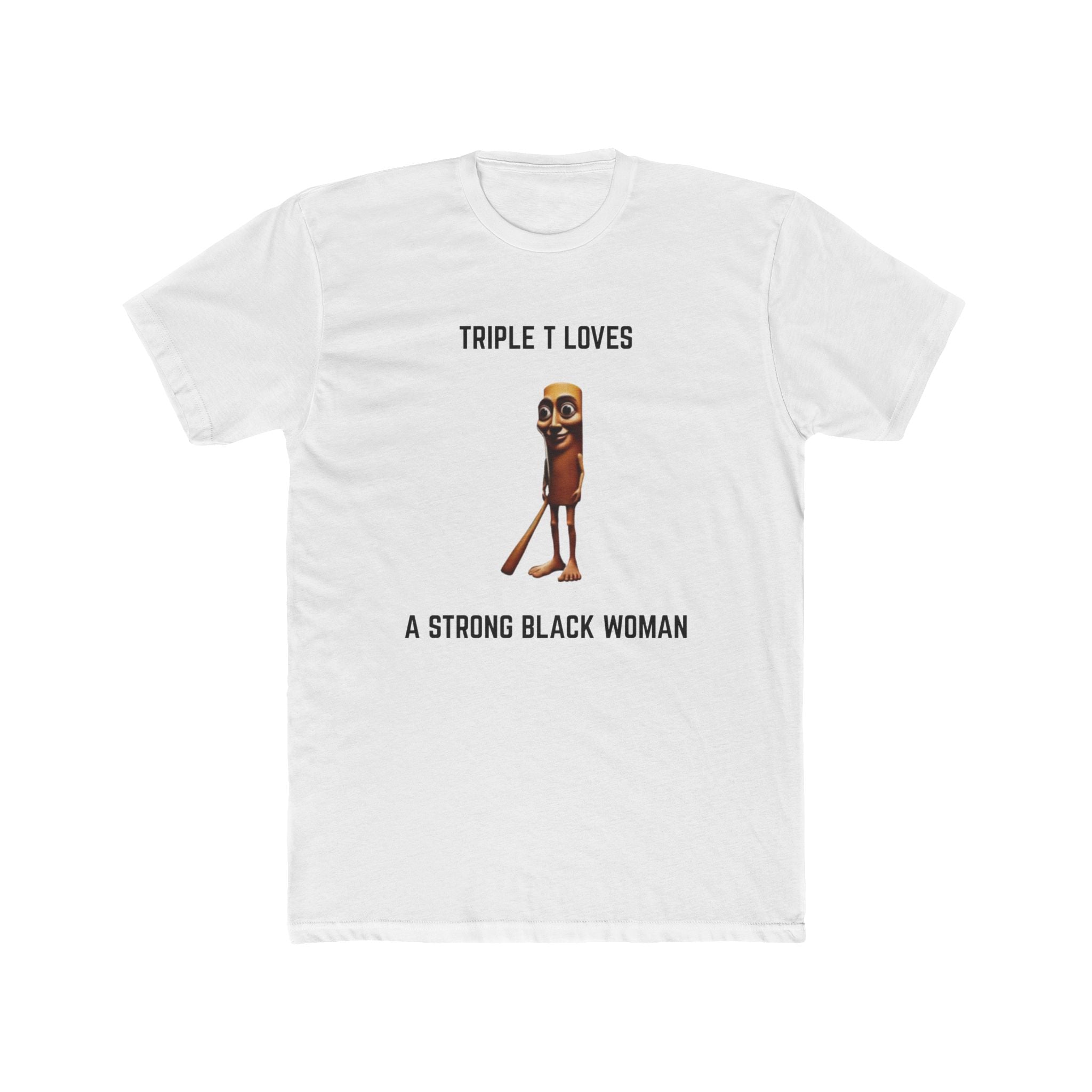 Triple T Loves Black Woman Graphic Tee